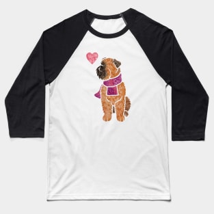 Watercolour Griffon Bruxellois Baseball T-Shirt